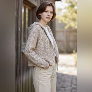 Uncharted Threads Multi Colored Cadigan Hoodie